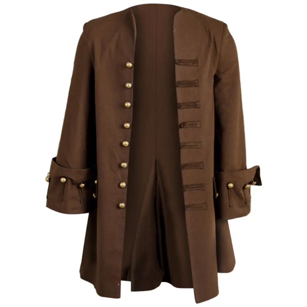 Costume Médiéval de la Renaissance pour Homme, Veste de Cosplay, Chemise, Pantalon, oral alier Viking, Sac de Ceinture en Cuir, Vintage, Halloween, 7.5