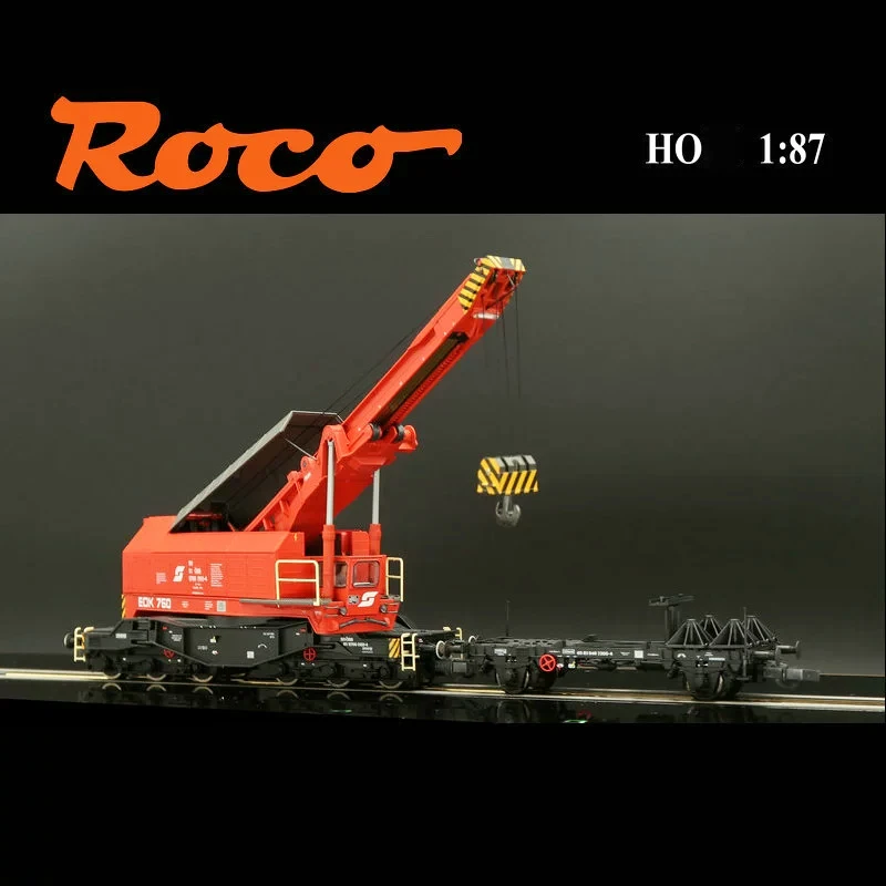 HO 1/87 Train Model Roco 73037 73038 73036 73035 (dcc) Modern Digital Sound Effect Engineering Crane Rail Car Model