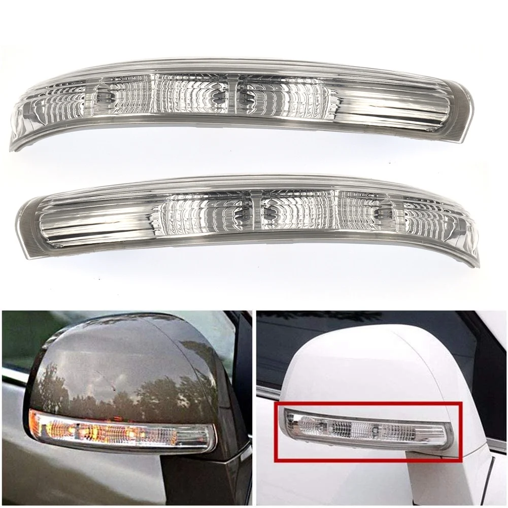 LED Turn Signal Lâmpada Luz para Chevrolet Captiva Esporte 2007-, Espelho Retrovisor Exterior, Espelho Retrovisor, 2PCs