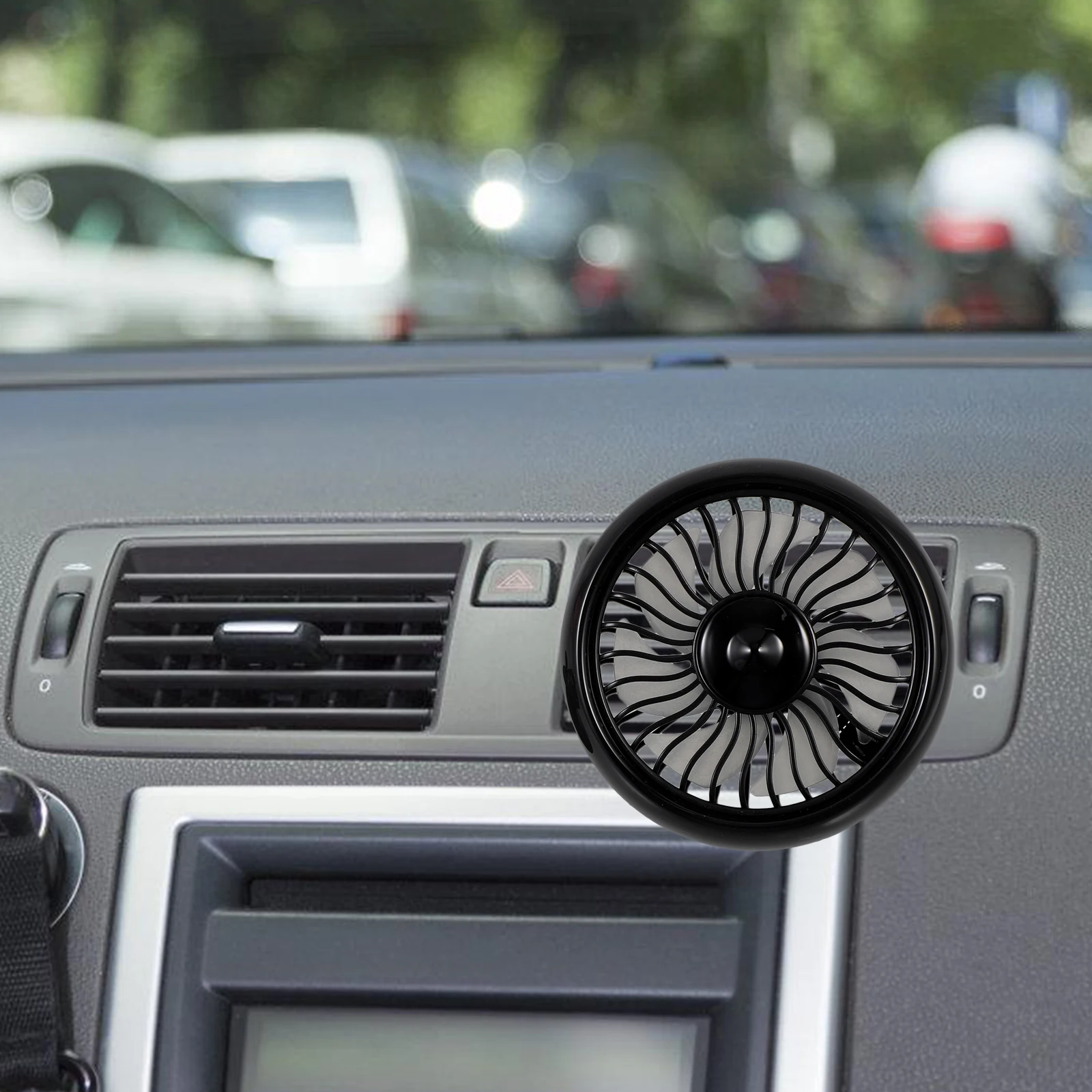 

Fan for Car Home Use Portable USB Fans ABS Material Cooling Fan for Car Truck 12V 24V Dual Voltage Lightweight Easy Install