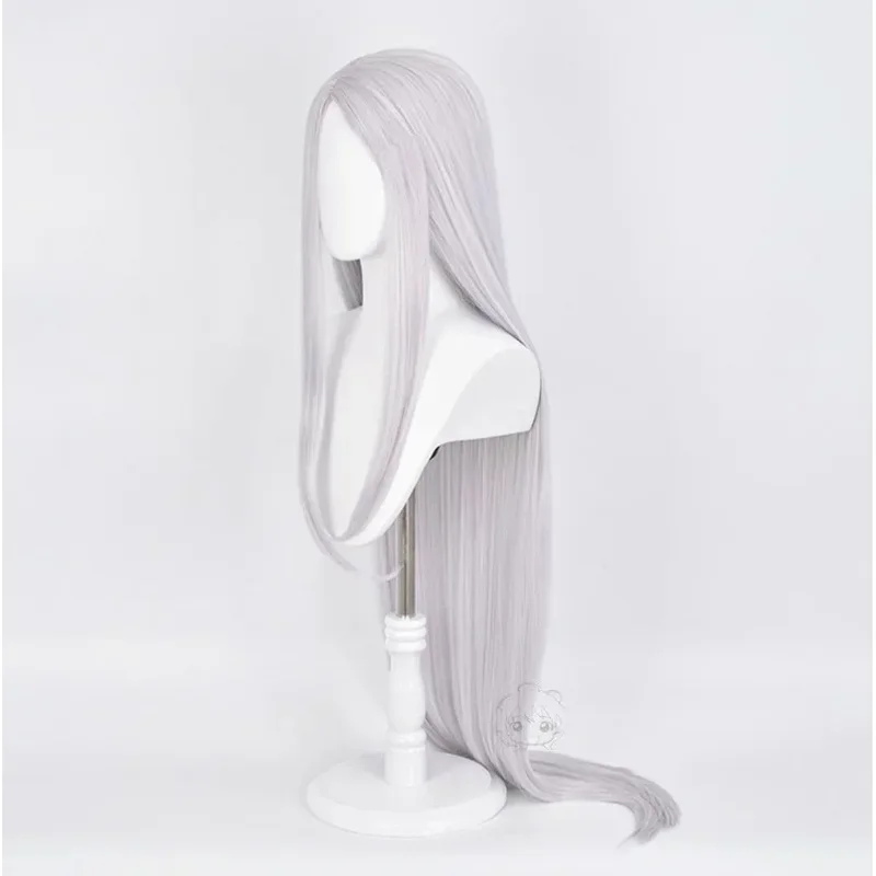 Coslan Miruko Cosplay My Hero Academia Cosplay Women Long Straight Silver Wig Cosplay Anime Cosplay Wig Heat Resistant Synthetic