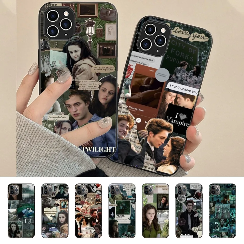 TV Twilight Isabella Edward Cullen Phone Case For Iphone 15 11 13 14 Pro Max 7 8 Plus X Xr Xs Max Se2020 12mini Cover Case