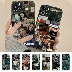 TV Twilight Isabella Edward Cullen Phone Case For Iphone 15 11 13 14 Pro Max 7 8 Plus X Xr Xs Max Se2020 12mini Cover Case