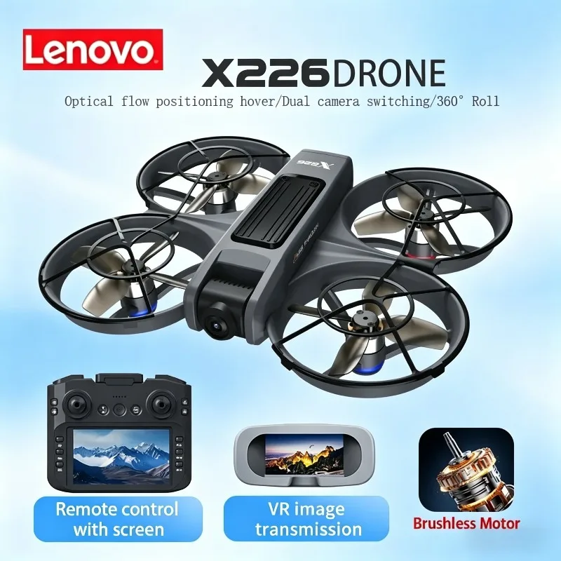 

Lenovo X226/X226VR Professional 8K Drone With Screen, Remote Control Helicopter Plane, RC Dron Quadcopter Toys