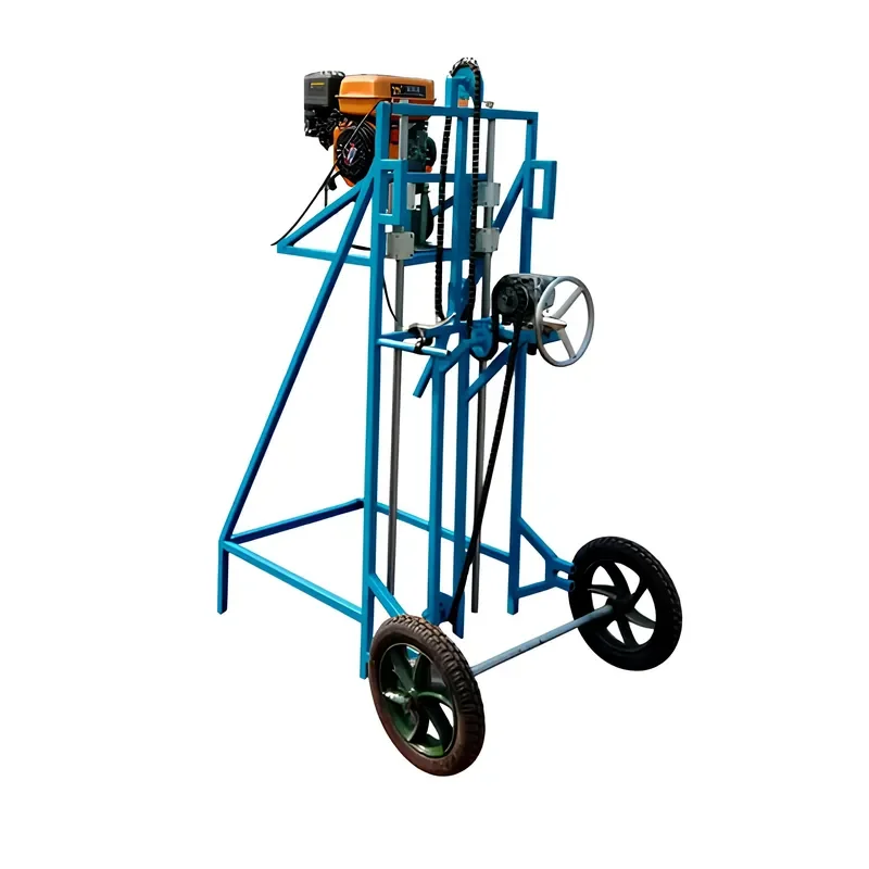 Petrol Hand Push Post Hole Digger Tree Planting Drilling Machine 2.5m 2m Depth Ground Drill for Agriculture in Stock