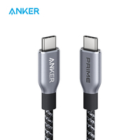 Anker Prime 240W Cable USB C to USB C Fast Charging Type C Braided Nylon 100-Year Bend Durability for iPhone 15 16 Pro Max