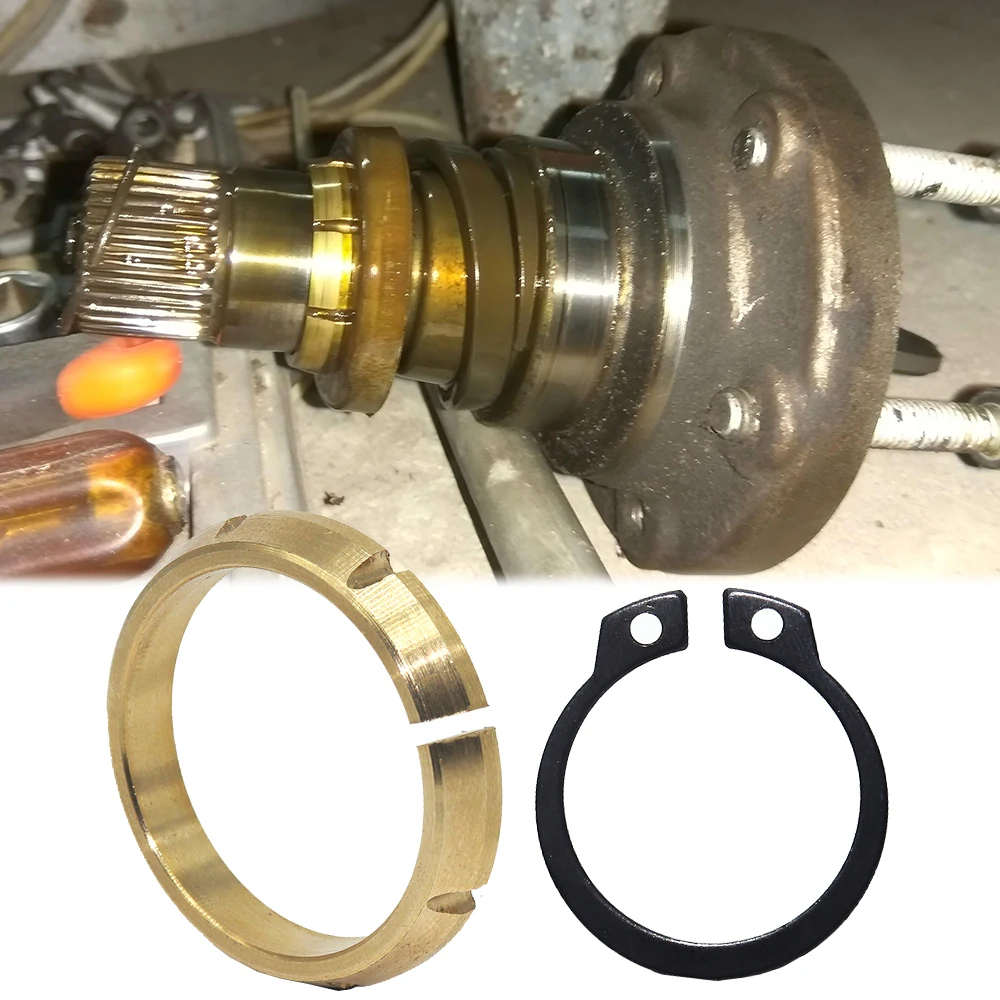 Gearbox Differential Ring For SEAT Ibiza 6K 6L Leon 1M 1P Altea 5P Arosa 6H Cordoba Ateca KH Brass Spacer Thrust Washer Seal