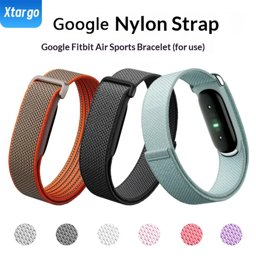 Nylon Loop Band for Google Fitbit Air Adjustable Hook-and-Loop Closure Lightweight SweatResistant Strap Band Accessories
