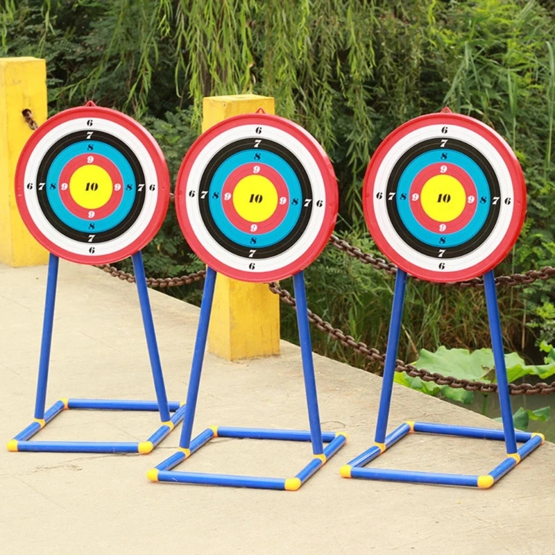 

Children Outdoor Backyard Game Hunting Practice Training Toy Archerys Targets Round Plastic Targets Board Toy