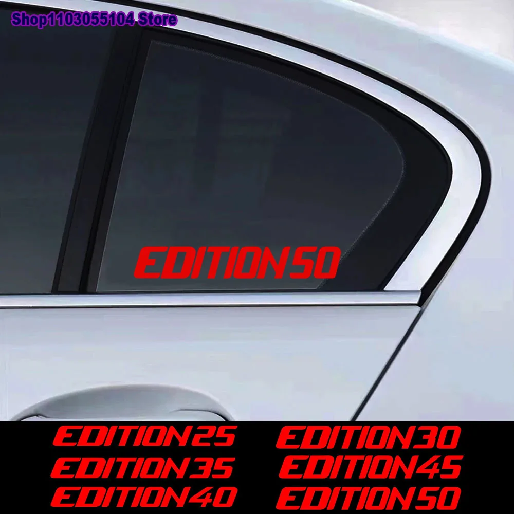 2pcs Car Body stickers For VW Volkswagen mk6 mk8 polo 6 golf 8 8.5 GTI Clubsport 45 Edition 25 30 35 40 50