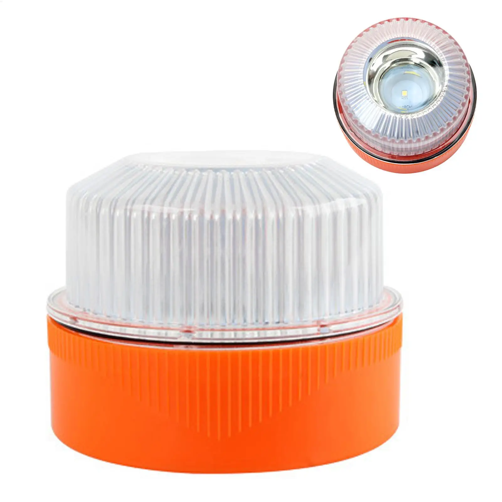 

Beacon Light LED Magnetic Double-Mode Auto Accessories with Battery Amber Strobe Lights for Trailer Construction Work Motorcycle