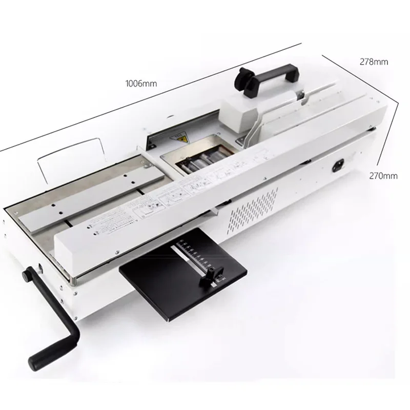 

A4 Glue Binding Machine Hot Melt Glue particles Wireless Glue Binding Machine punch Automatic Office Binding Machine 220V