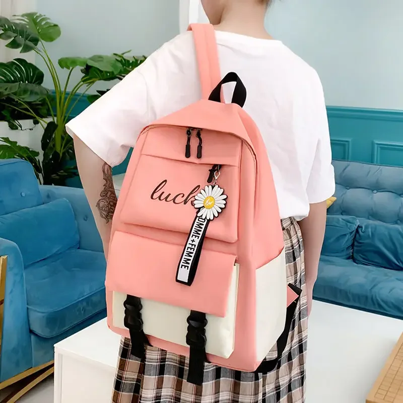Ensemble de sac à dos imperméable pour collégiens, sacs de loisirs pour garçons, cartables pour enfants, tendance de la mode, collège, 1 pièce