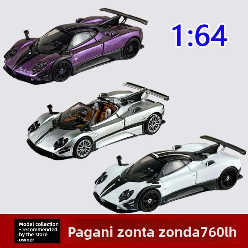 

Spot HKM 1:64 Pagani Zonda 760 LH Alloy Car Model