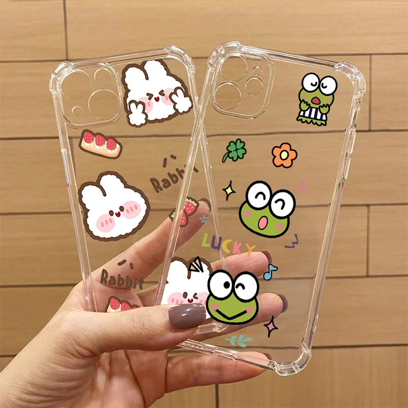 P ixel 8 Pro Cute Little Animal Transparent Phone Case For Google Pixel 9Pro 9 6 7A 8A 6Pro 8Pro 8 7 9ProXL 7Pro 6A Cover