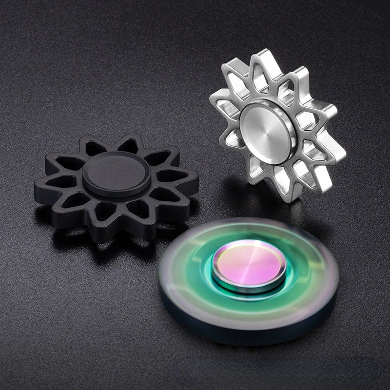 Fingertip Spinner adulto metallo acciaio inossidabile ufficio creativo giocattolo portatile intrattenimento per il tempo libero personalità Trend scrivania giocattolo