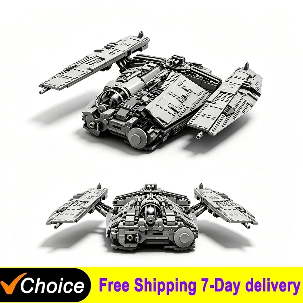 

MOC 1730Pcs Space Movie Play Game Set Spaceship Building Blocks Desktop Ornaments DIY Puzzle Toys Educational Bricks Boys Gifts