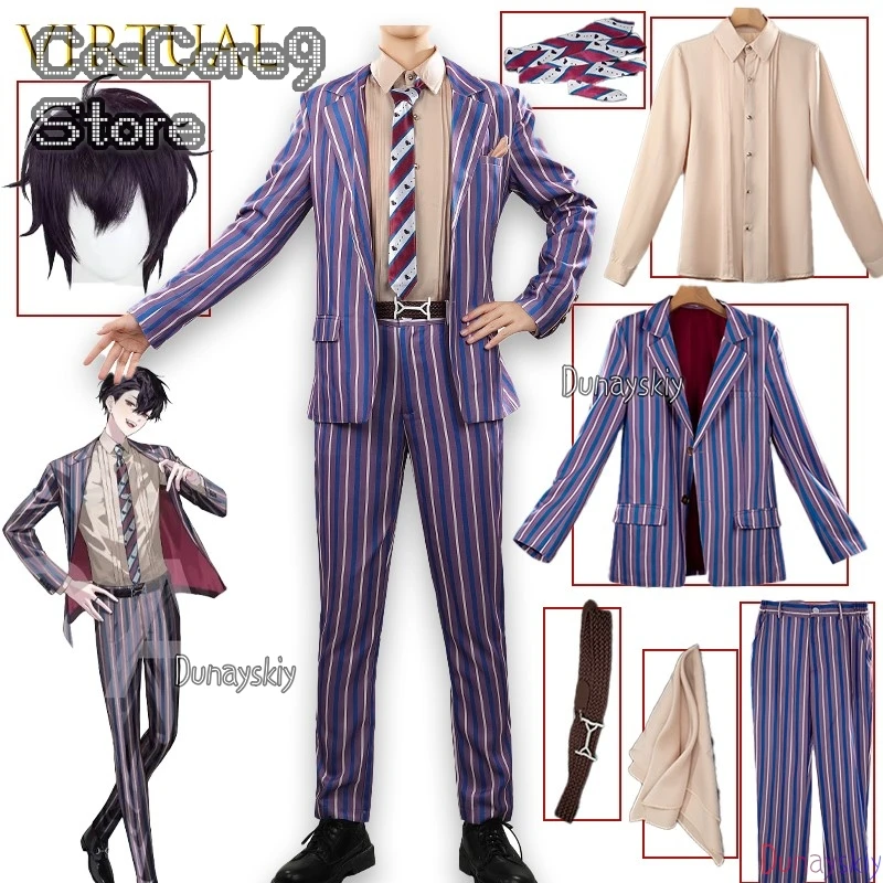 Oriens 2o Aniversario Sakuma Ittetsu Virtual Streamer Cosplay rsi3) Traje de Personaje de Anime Halloween Carnaval Navidad Cos ‌