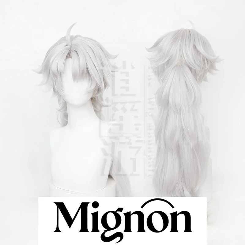 

Wuthering Waves Lingyang Cosplay Wig Simulation Scalp Top Tiger Clip Ponytail Halloween Gift