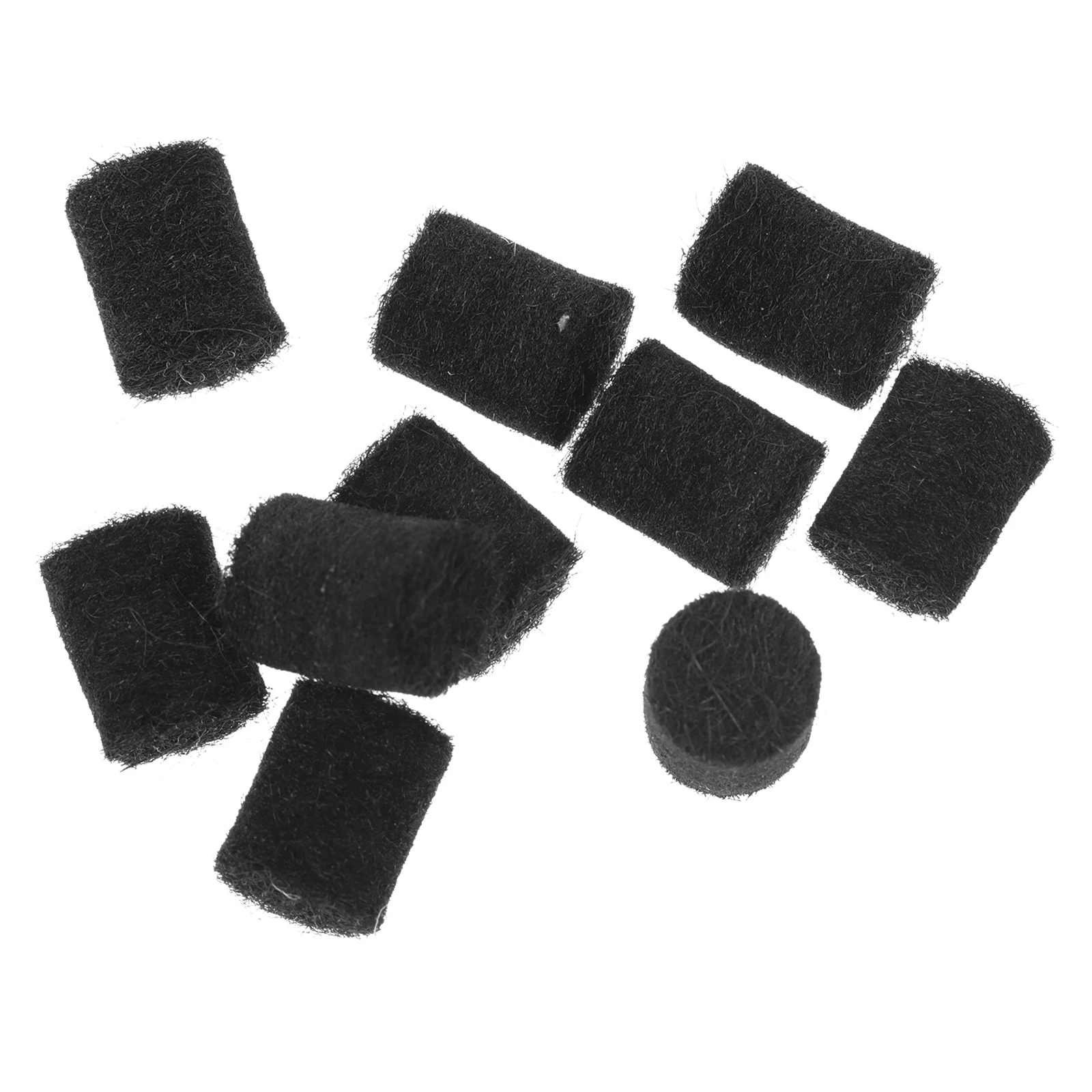 

10 Pcs Lightweight Saxophone Felt Column Guard Bumper Key Accessories Saxaphone