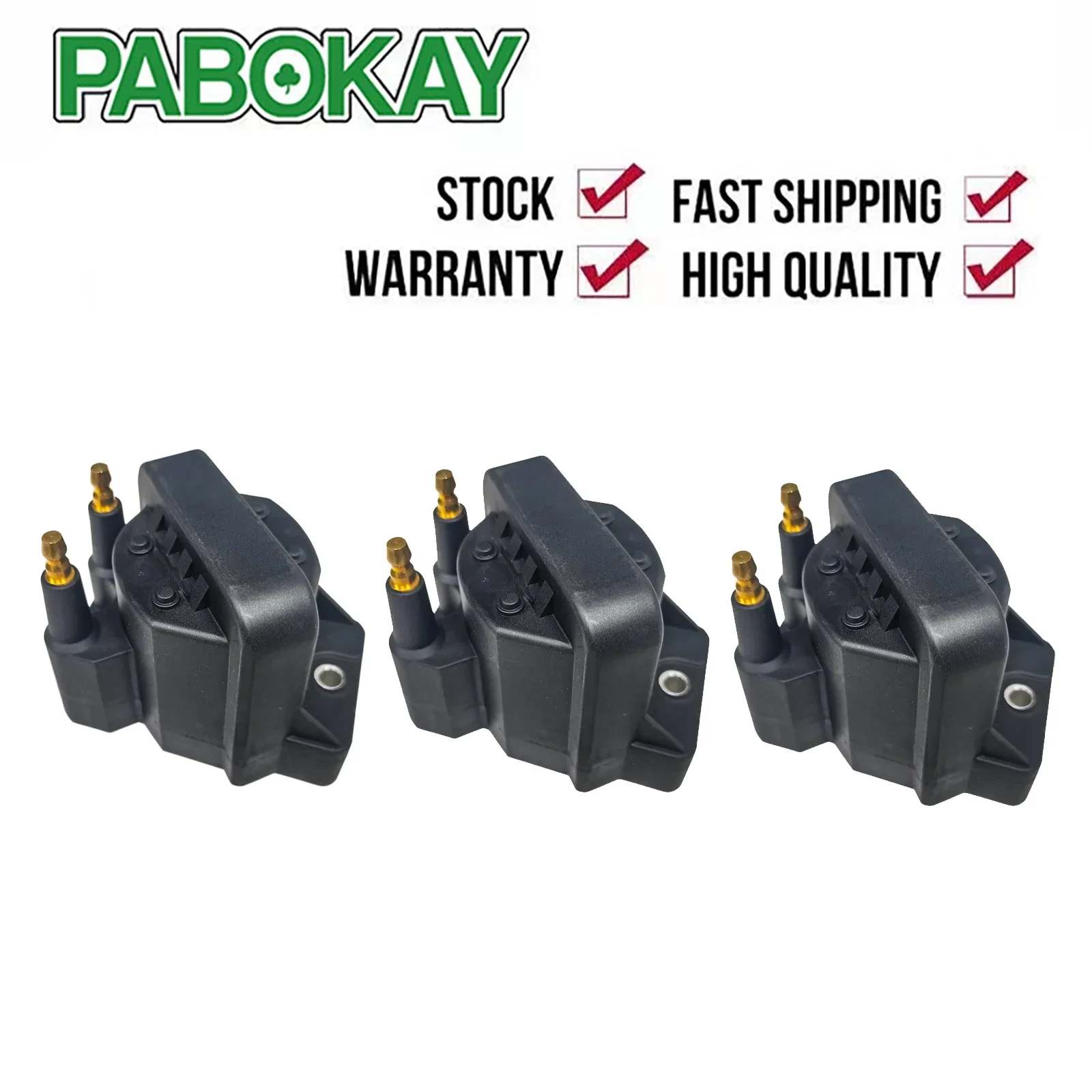 

3 UNITS x FOR BUICK CADILLAC CHEVROLET GMC ISUZU OLDSM Ignition Coils 1103646 1103662 10468391 DR39 0040100355 ZS355 F005X10588