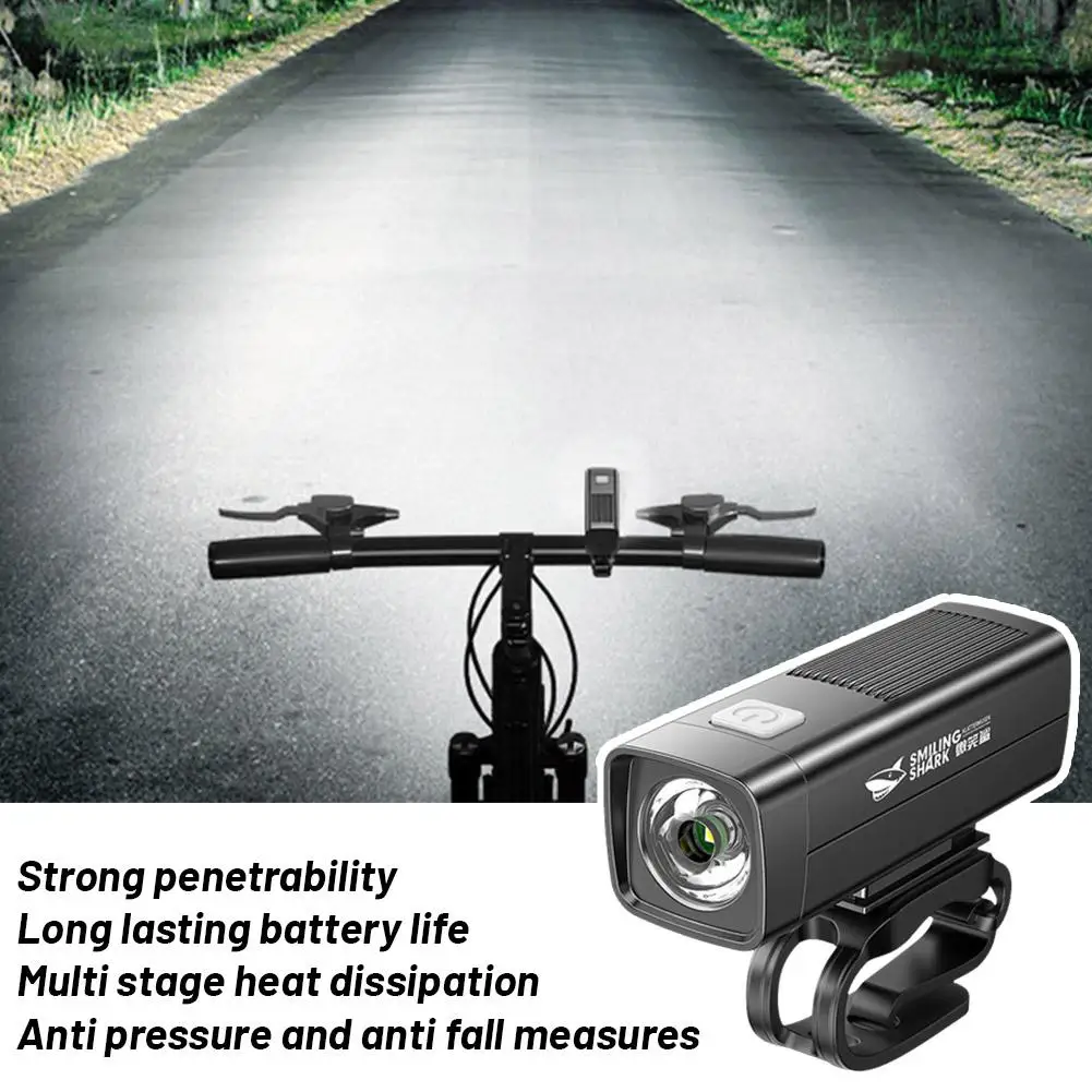 Bright Bicycle Light LED Front USB Rechargeable MTB Scooter 1000LM Flashlight Bike Mountain Lamp Bicycle Headlight Cycling E3X9