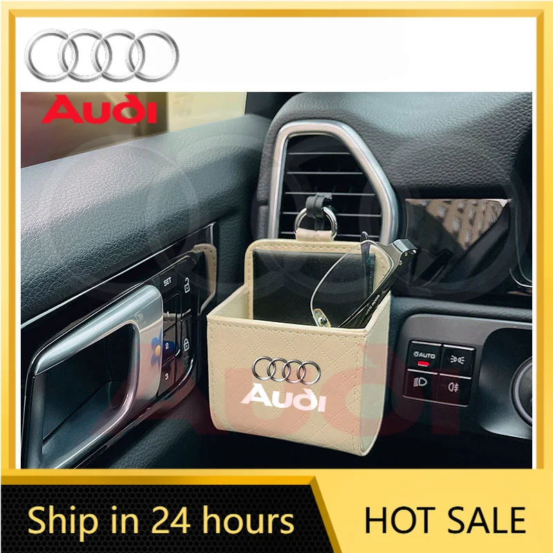 

2025 Hot Car Air Outlet Storage Box Phone Lipstick Lighter Organizer For Audi A1 A2 A3 A4 A5 A6 A7 A8 Q1 Q2 Q3 Q4 Q5 Q6 Q7 Q8 Qu