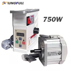 Servo Motor Kit Brushless Servo Motor Energy-Saving 750W Woodworking AC Motor for Belt Sanding Machine Machinery Lathe