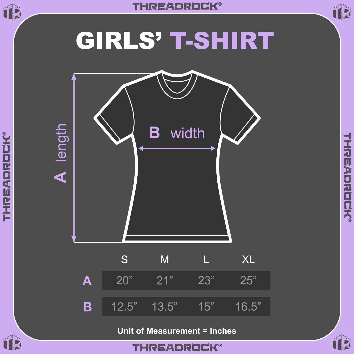 Threadrock Big Girls' Whatever Floats Your Boat Fitted T-Shirt