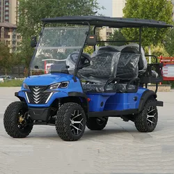 Brand New Popular New China 48V 4 Wheel Off-Road Custom Recreational Vehicle 6 Seater Jeep Electric Safety Electric Golf Cart