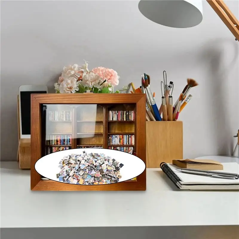 B84B 400X for Creative Anti-Anxiety Book Stress Relief, Shake Away Your Anxiety Mini Book, Foam Bookshelf Decoration for Book