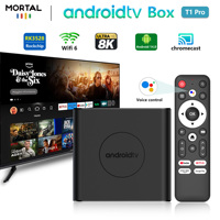 Mortal T1pro RK3528 Quad Core Smart TV Box Wi-Fi 6 Streaming 8K HDR Android14 With Voice Remote Netflix Youtube Free Live TV  