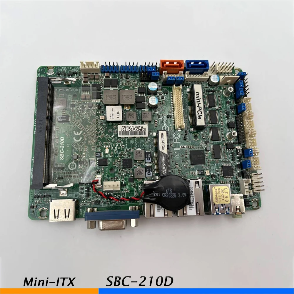 Embedded 3.5 Industrial Motherboard Atom Baytrail J1900 SBC-210D