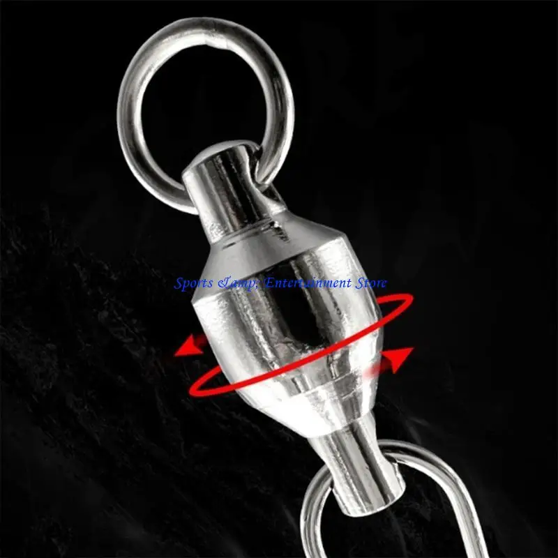 G7NF 10Pcs Steels Speed ​​Swivels Through Guide Rings Connectors
