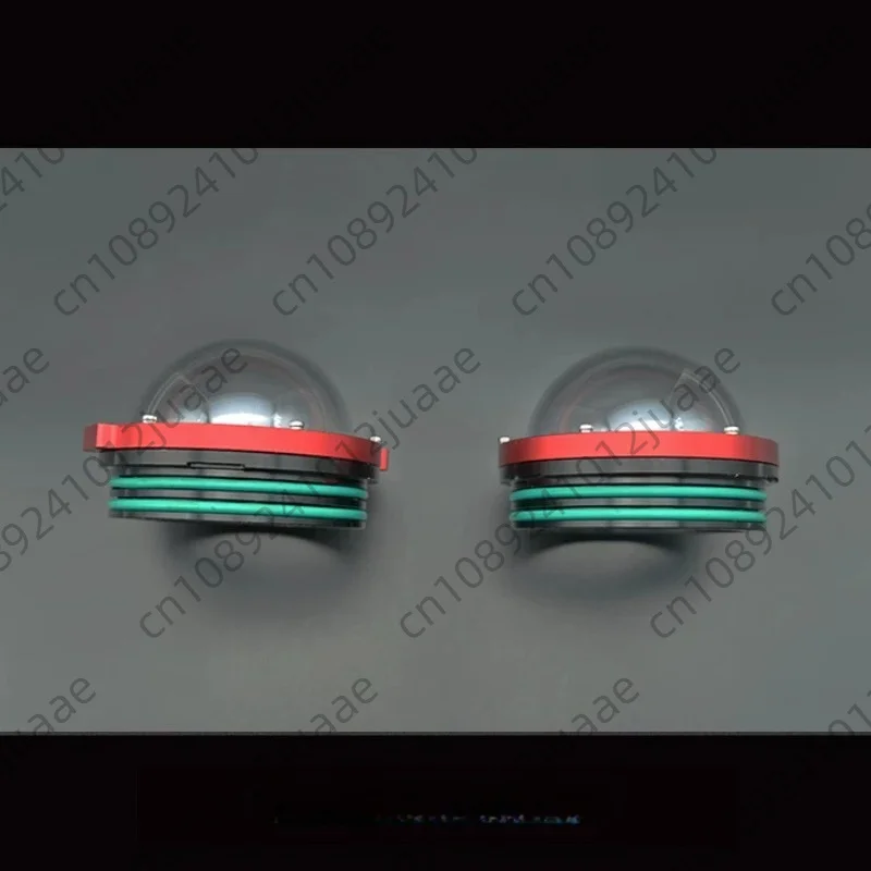 Optical Pc Dome Cover 1000 M Pressure-Resistant Underwater Robot ROV Camera Dome Cover 110 Outer Diameter