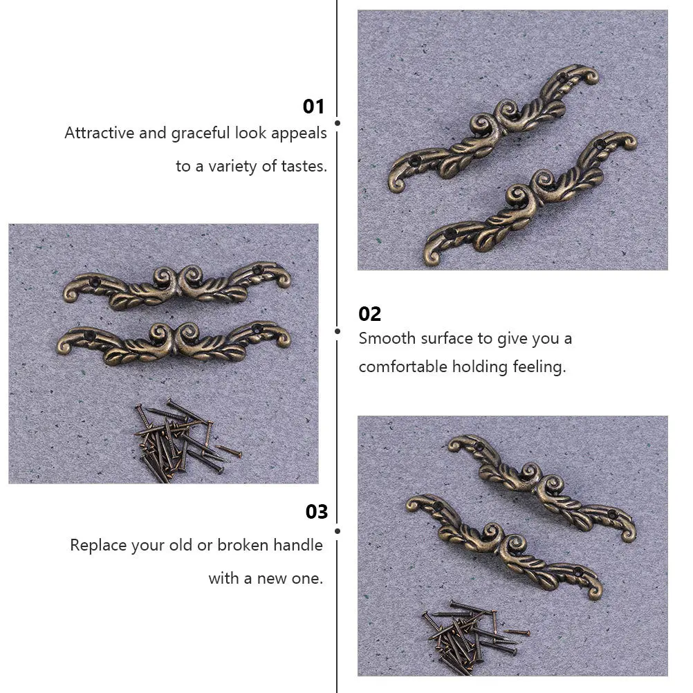 

12Pcs Style Zinc Alloy Drawer Knobs Mini Handles for Home Cabinet Cupboard Door Pulls Durable Replacement