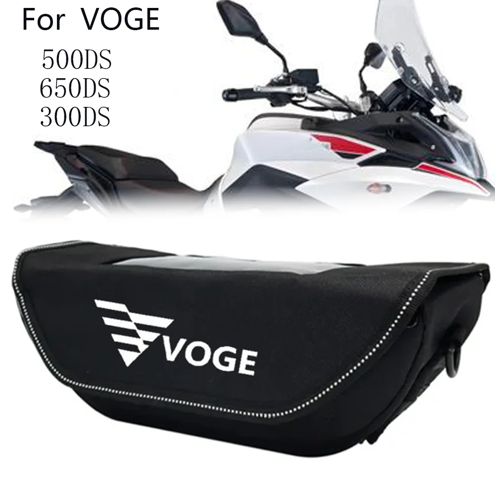 

For VOGE 500DS 650DS 300DS Motorcycle Waterproof And Dustproof Handlebar Storage Bag motorcycle handlebar travel bag