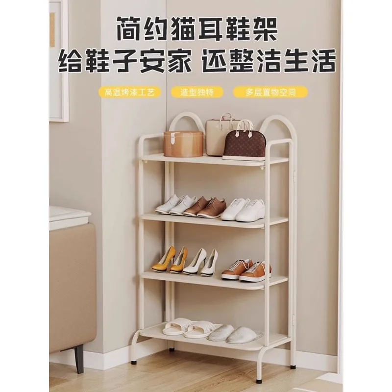 Home door shoe rack Home door multi-layer economical Internet celebrity simple shoe cabinet space saving shoe storage rack iron