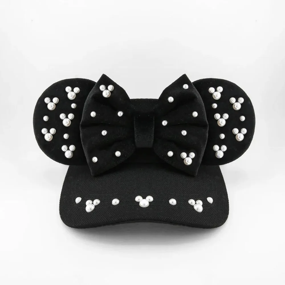 1pc Fashion Mouse Ear Sun Hat Hairband Suitable Birthday Halloween Theme Park Wear Creative Gift Accessories Headband Hat