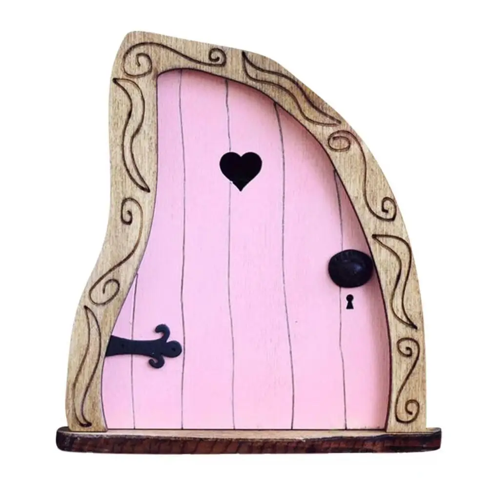 Children's Wooden Elven Gate Miniatures Mini Fairy Gate Fairy Gate Fairy Tales Cute Tree Decor