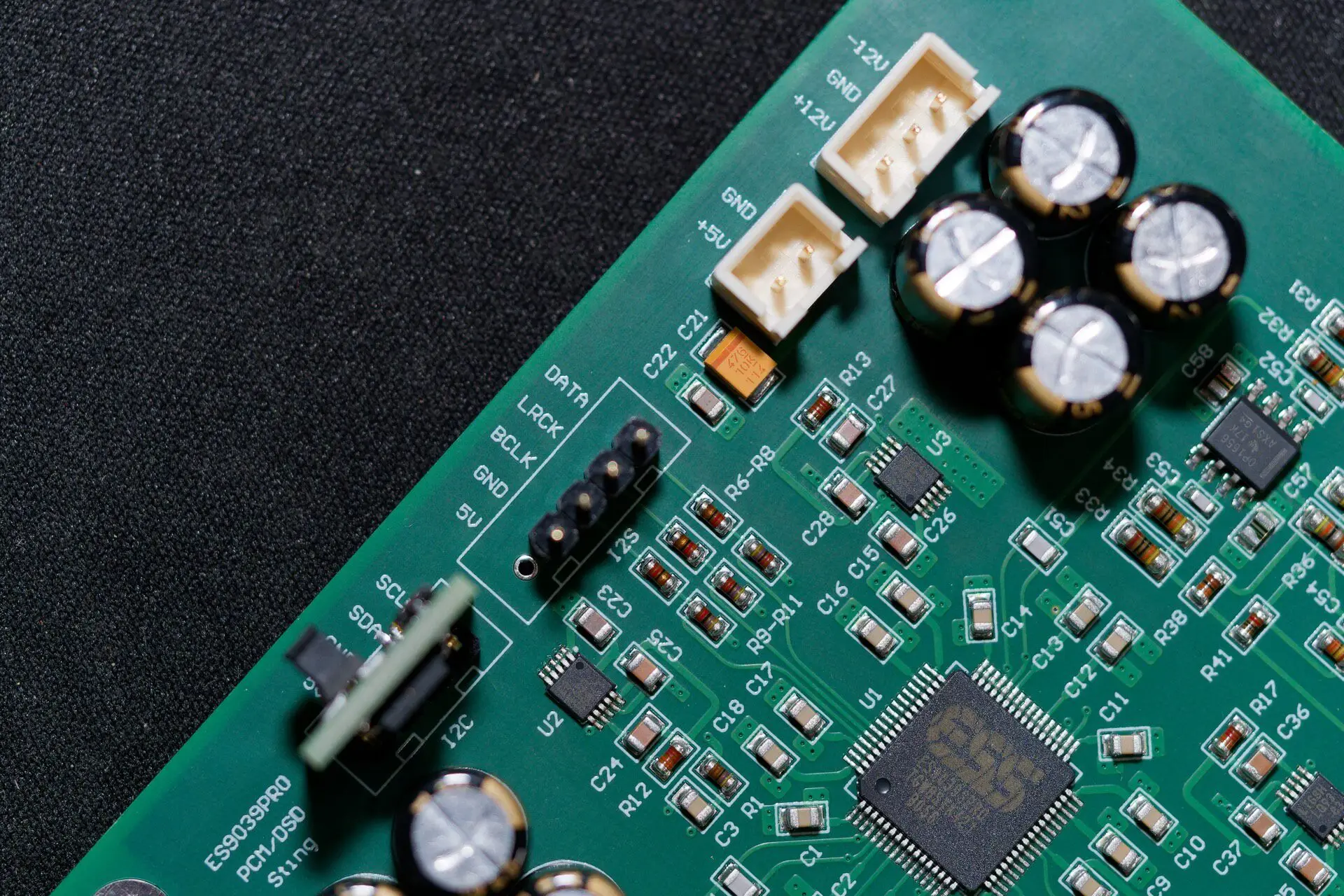 New ES9039PRO Stereo DAC Module I2S Input 4-Layer PCB OPA1656 OPA1611 LT3042 Femtosecond Clock HiFi DIY Board