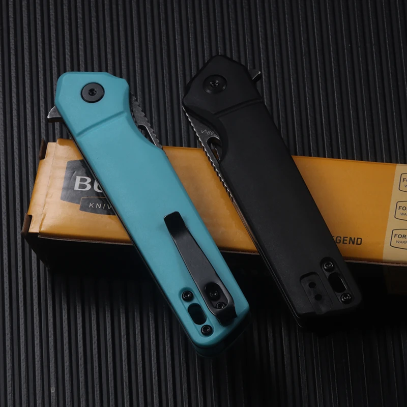 Outdoor pocket folding knife AIDS quick opening of D2 blade, EDC camping hunting tactical tool