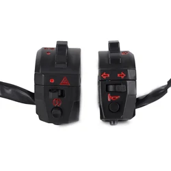 22mm Motorcycle Handle Bar Left Right Switches Horn Turn Signal Headlight Electric Start for Honda XL XR 250 400 600