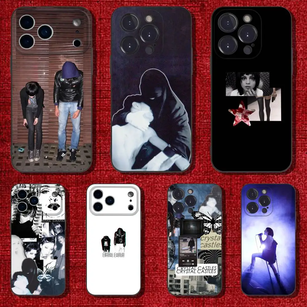 Чехол для телефона BNAD C-Crystal C-Castles для iPhone 6,17,16,15,14,13,12,11 Plus,Pro Max,XS,X,XR,SE,Mini,8,7,мягкий силиконовый черный чехол