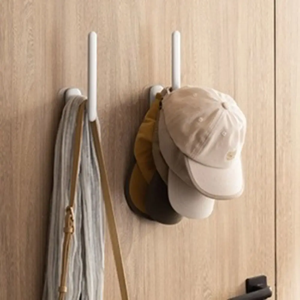 

Multifunctional Stretchable Towel Hooks Paper Holder Lightweight Towel Stand White Storage Rack Bathroom
