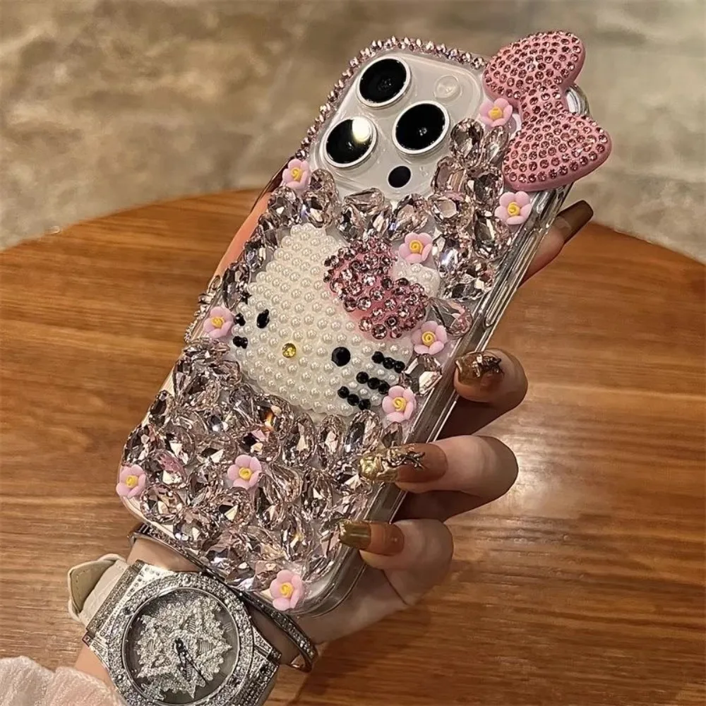 Hello Kitty Strass-Hülle für ZTE Blade V50 Vita V50 Design V60 V70 V80 Design Axon 50 Lite 60 70 Z80 Z50Ultra A73 A54 A34 A35 – Detail 3