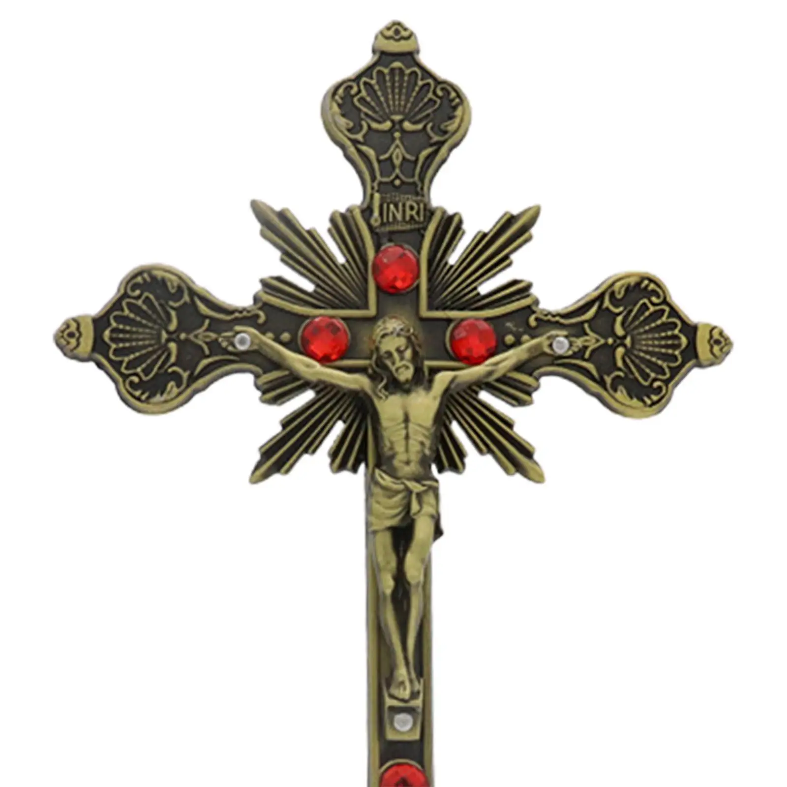 Hanging or Standing Crucifix Jesus Crucifix for Prayers Livingroom Chapel