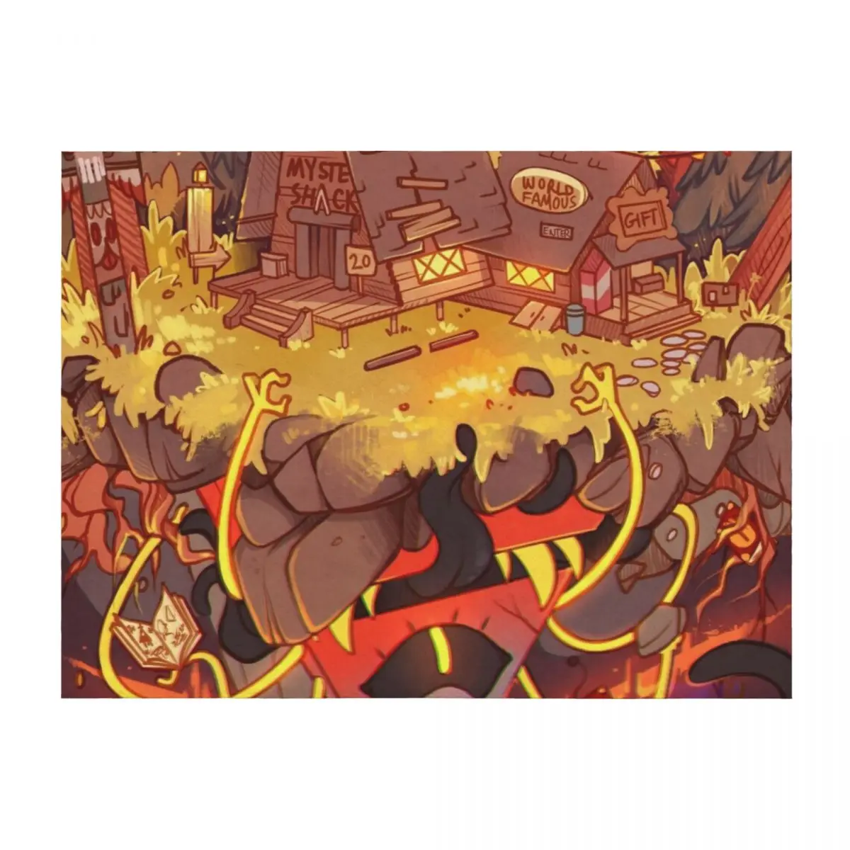 

Weirdmageddon Throw Blanket Beach Fashion Sofas Decoratives Thins Blankets