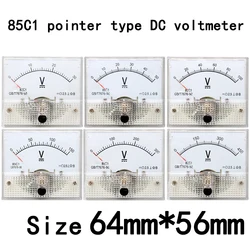 85C1 pointer type DC voltmeter 5V10V15V20V30V100V150V250V300V450V500V size 64mm * 56mm
