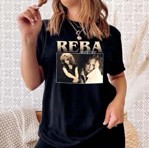 Reba McEntire unisex t shirt Black Men For Gift